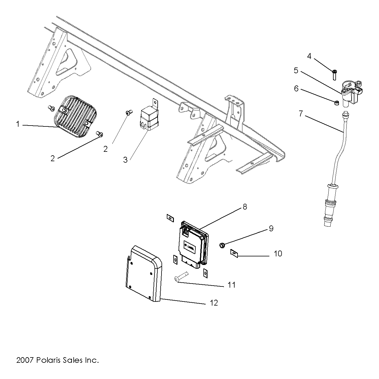Nut, Speed by Polaris 7670021 OEM Hardware P7670021 Off Road Express
