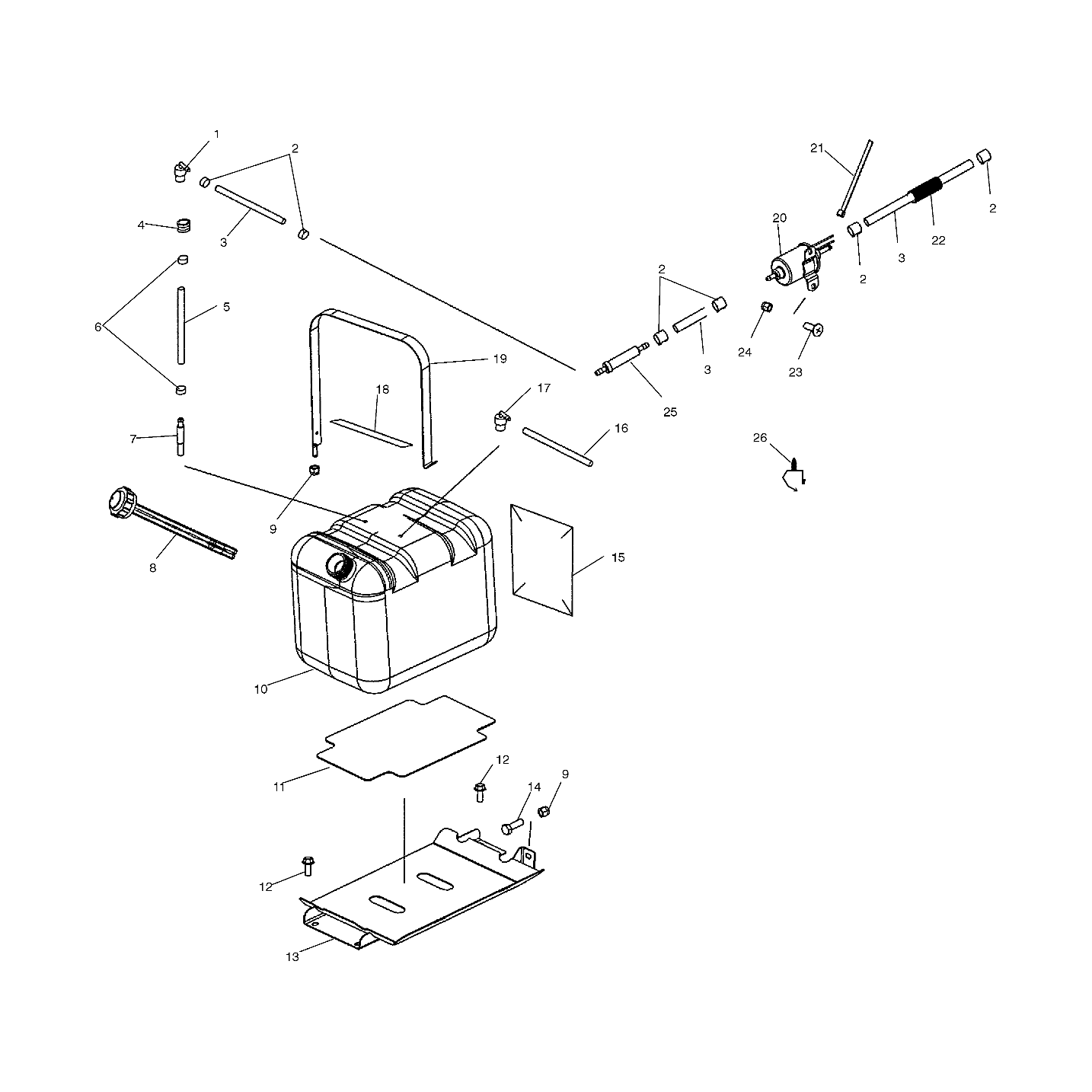 Nylok Nut by Polaris 7542122 OEM Hardware P7542122 Off Road Express