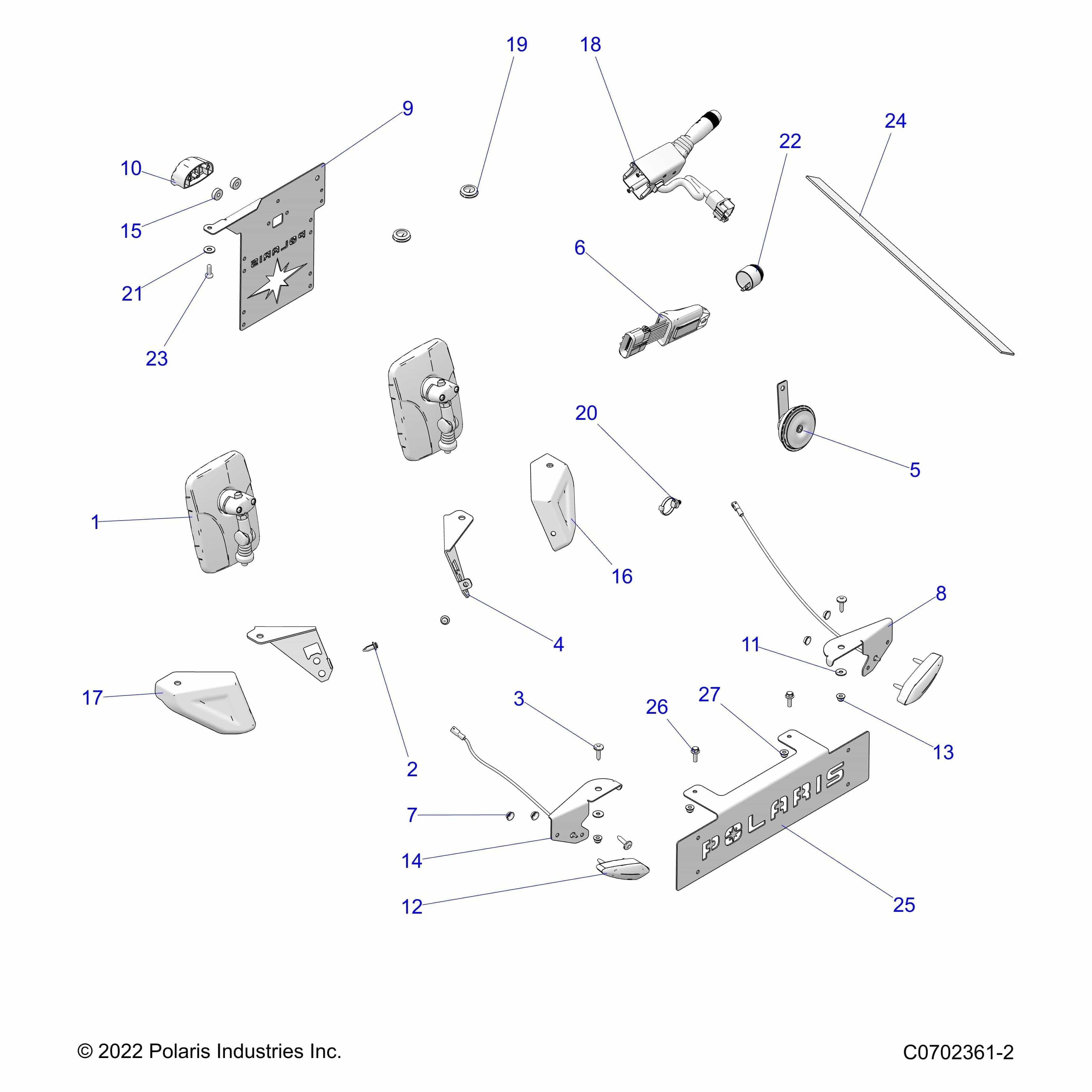 Nylon Washer by Polaris 7555932 OEM Hardware P7555932 Off Road Express