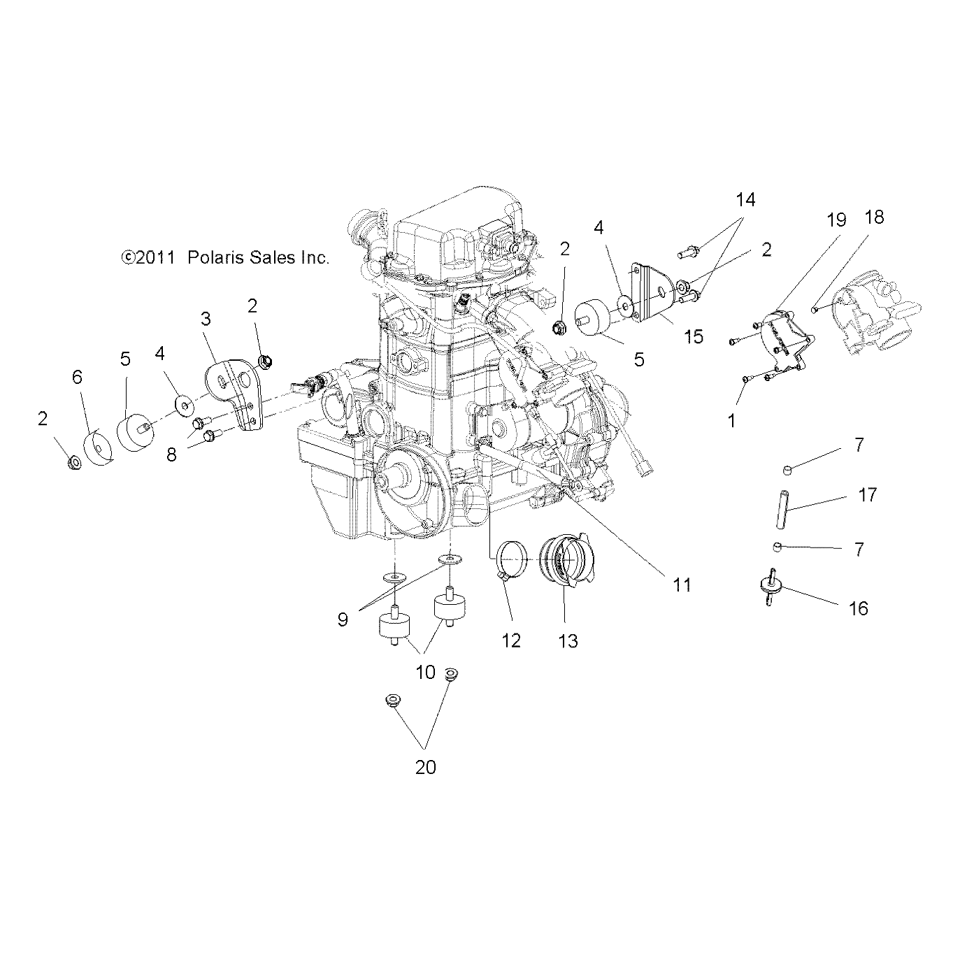 O-Ring Cover And Assembly by Polaris 1202578 OEM Hardware P1202578 Off Road Express