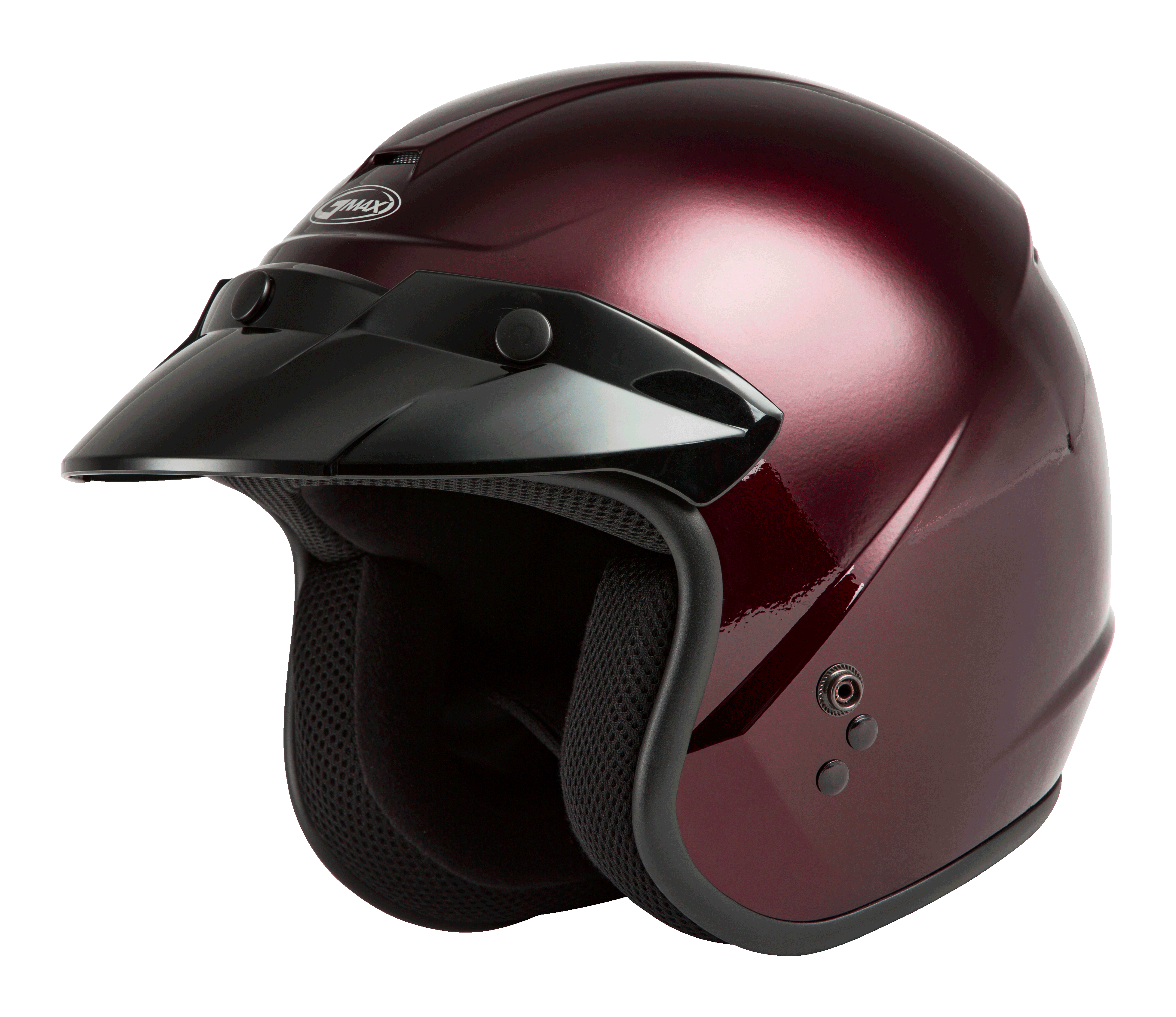 Western Powersports Open Face 3/4 Helmet Wine Red / 2X OF-2 Open-Face Helmet by GMAX G1020108