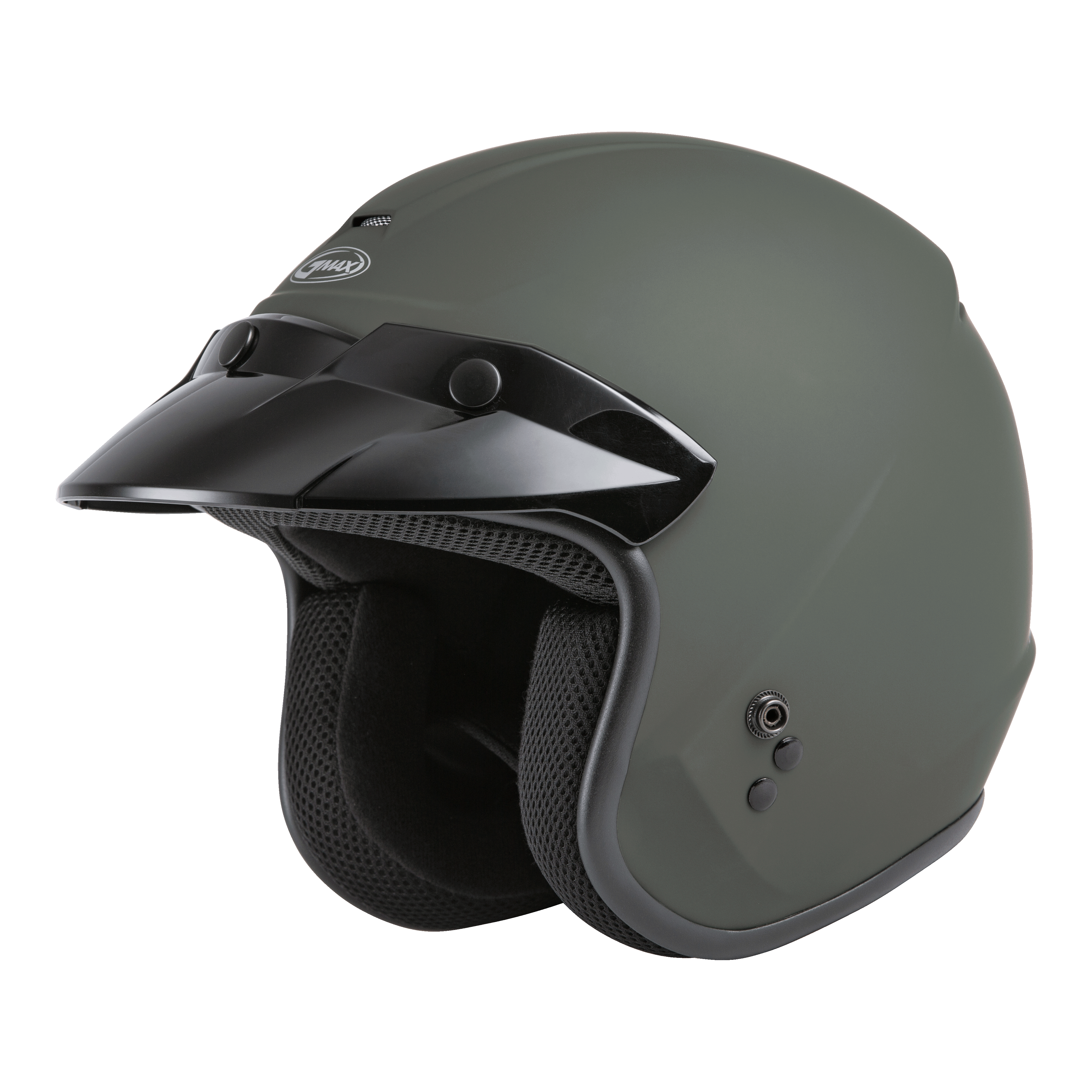 gmax 3 4 motorcycle helmet Youth MX-46Y Unstable Matte Black/Green Ym D3465221 All new modern shell design GMAX Helmets