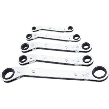 Offset Ratcheting Wrench Set SAE by Lang Tools ROWM-5 Hand Tool