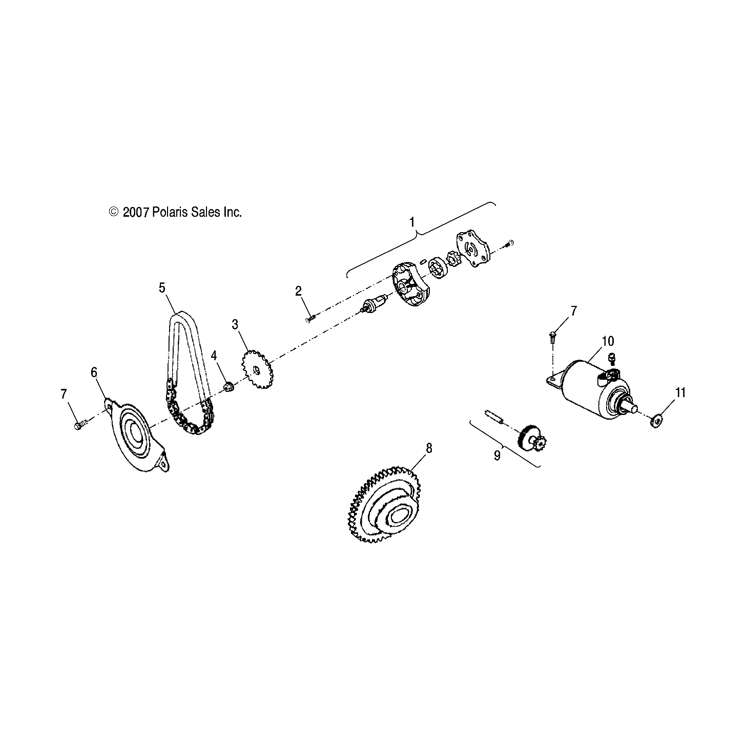 Oil Pump by Polaris 452503 OEM Hardware P452503 Off Road Express