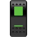 On/Off Rocker Switch Green by Moose