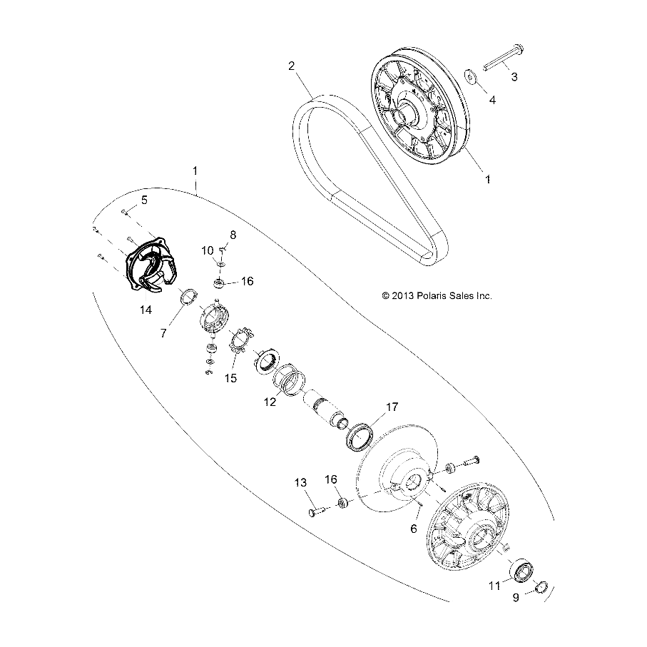 Orv Drive Belt by Polaris 3211148 OEM Hardware P3211148 Off Road Express