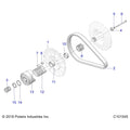 Polaris UTV/ATV Drive Belt For Engine Braking System Clutch by Polaris