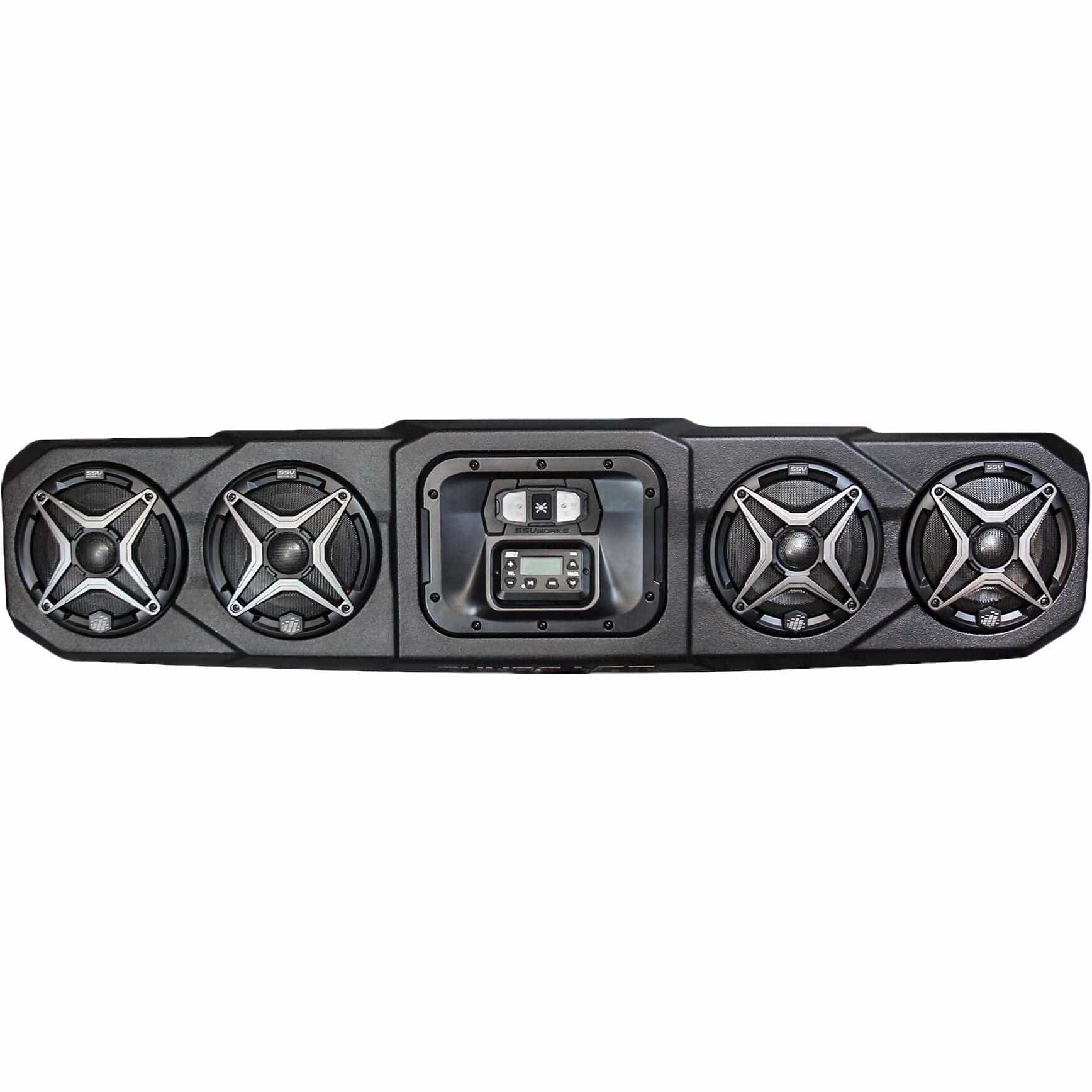 Overhead 4 Speaker Kit Polaris Ranger by SSV Works WP3-RG3404 Roof Audio 63-4912 Western Powersports Drop Ship