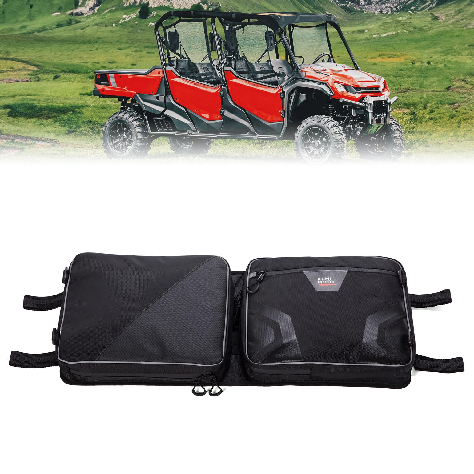 Overhead Storage Bag for Pioneer 1000-6 by Kemimoto B0113-15301BK Roof Bag B0113-15301BK Kemimoto