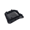 The Service Cover Switch by CFMOTO is a black rectangular plastic OEM part with raised edges and latch points, perfect for ATV off-road accessory replacements, shown angled against a white background.