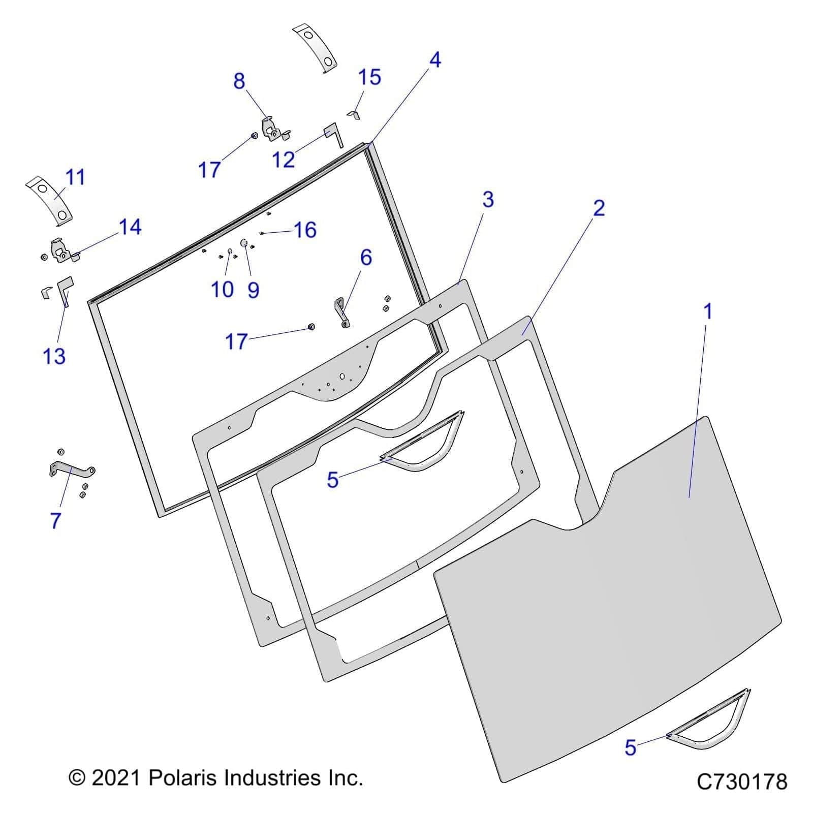 Pad-Rubber by Polaris 8360227 OEM Hardware P8360227 Off Road Express