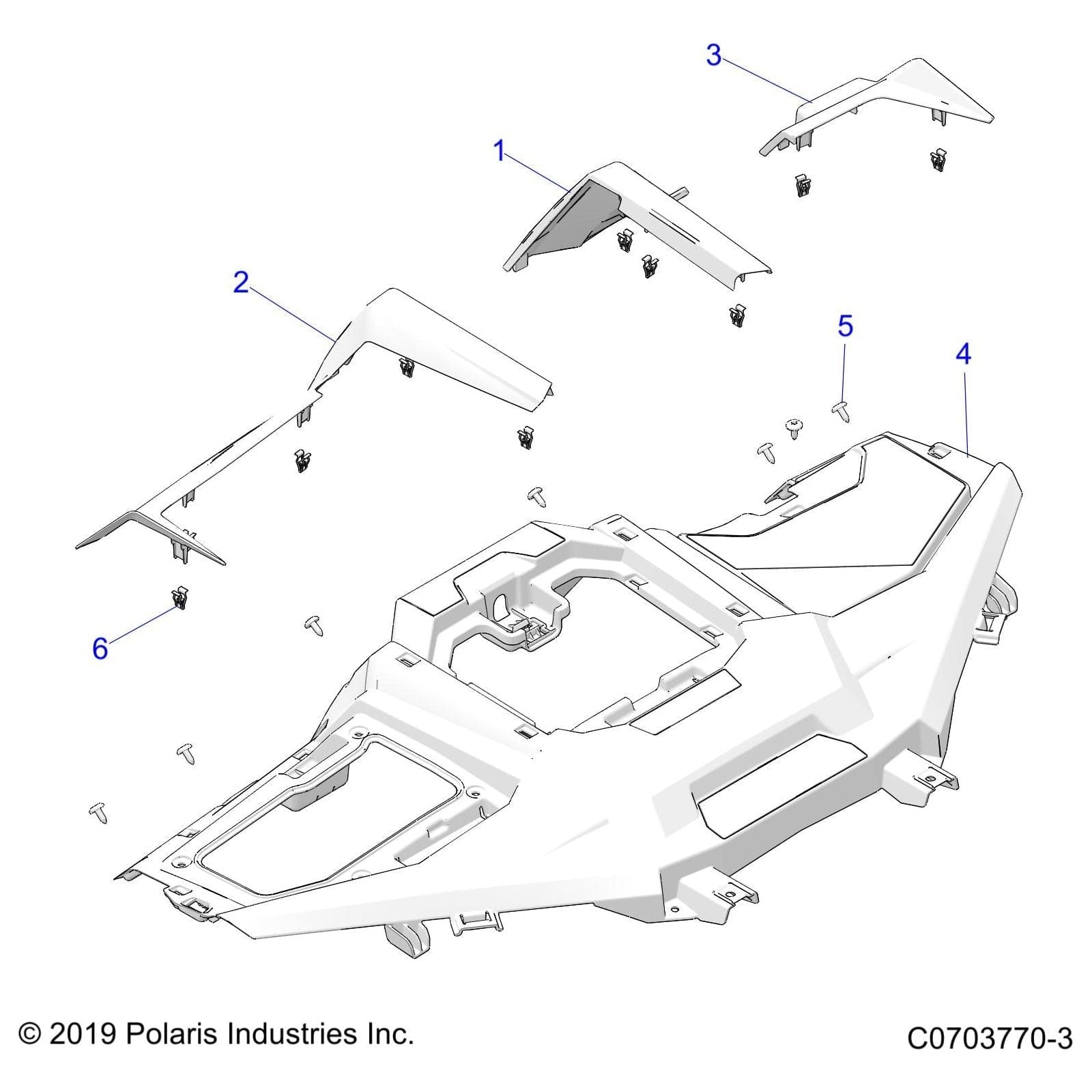 Panel-Dash,Trim,Lh,Ttm by Polaris 5455853-739 OEM Hardware P5455853-739 Off Road Express