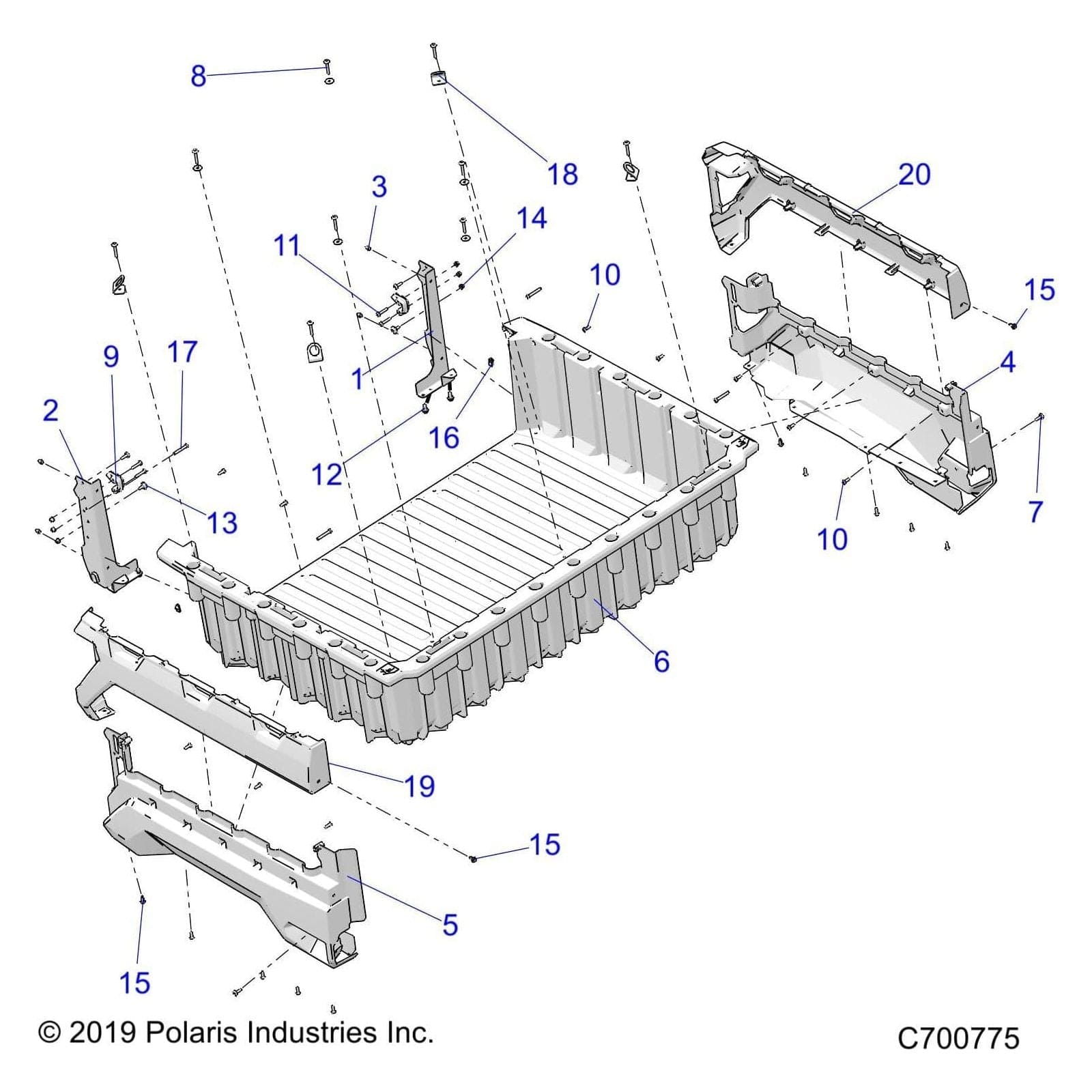 Panel Trim, Left by Polaris 5454106-603 OEM Hardware P5454106-603 Off Road Express