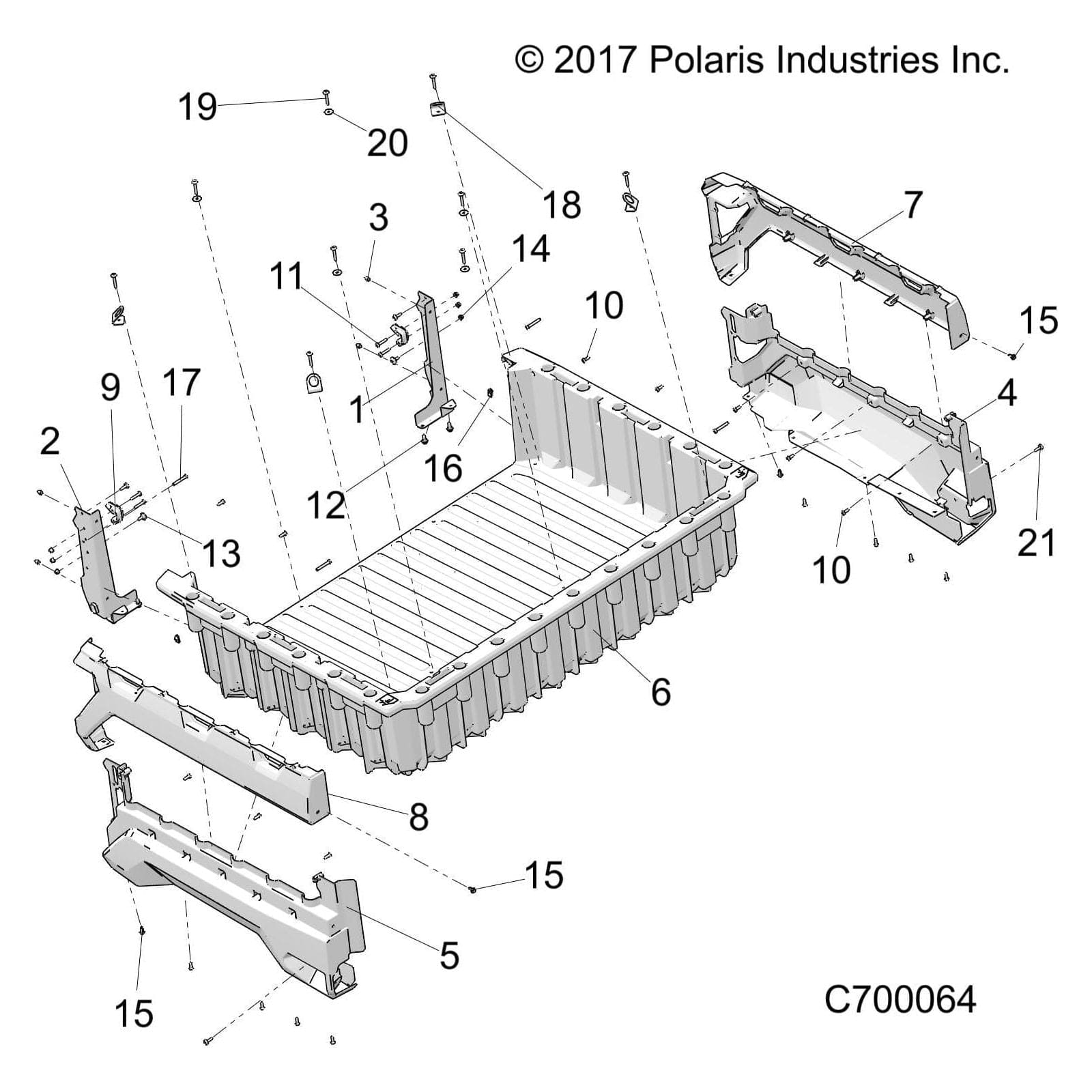 Panel-Trim,Rh,Le,M.Nvy Blue by Polaris 5454107-726 OEM Hardware P5454107-726 Off Road Express