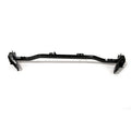 Black welded steel rear cab support bar with mounting brackets and angular ends.
