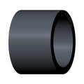 Matte black cylindrical Oneway clutch component with smooth surface and hollow center.