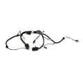 Black motorcycle fairing harness with multiple connectors and wiring clips, designed for Victory models.