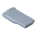 Gray molded plastic seat bottom cushion designed for Polaris UTV models.