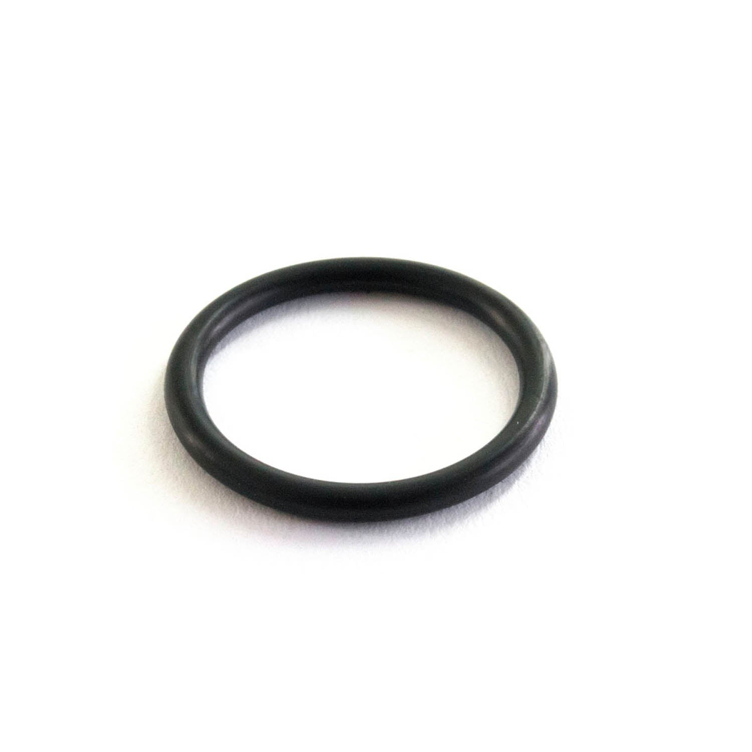 Black circular rubber O-ring seal designed for hydraulic systems.