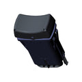 Black rectangular sealed hazard switch with mounting bracket and smooth angled top surface.