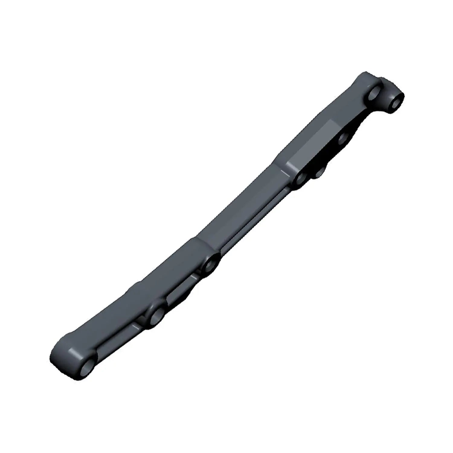 Black metal engine cradle with multiple mounting points and a wrinkled finish, designed for right side fitment.