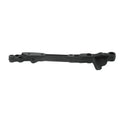 Black metal engine cradle for left side with multiple mounting points and reinforced sections.