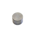 Metal cylindrical valve tappet with a flat top surface and smooth finish.