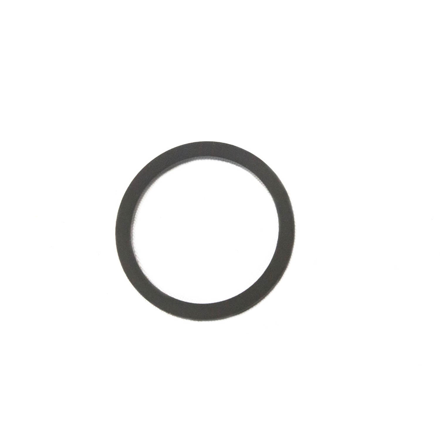 Black rubber inner caliper seal ring, 1.25-inch diameter, smooth surface.