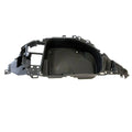 Black hard plastic left saddlebag inner bin with ABS for Victory Vision motorcycles.