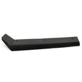 Matte black angular front fender flare with pre-drilled mounting holes for Polaris UTVs.