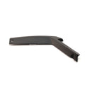 Black plastic rear flair fender for Polaris RZR 900 with angled design and mounting holes.