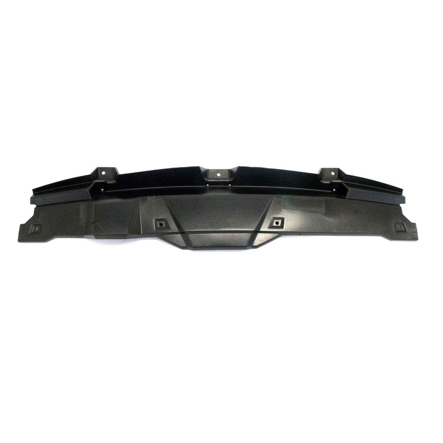 Gloss black upper panel dash with smooth finish and mounting brackets for Polaris UTV.