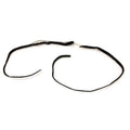 Black flexible gasket seal with contoured shape for trunk lid fitting.