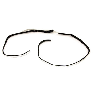 Black flexible gasket seal with contoured shape for trunk lid fitting.