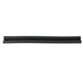 Black rubber trunk lid wire cover with a slim, elongated shape and smooth finish.