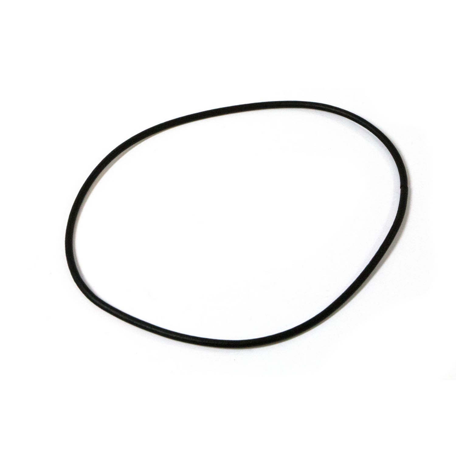 Black rubber airbox seal ring with a smooth, rounded profile.