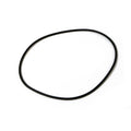 Black rubber airbox seal ring with a smooth, rounded profile.