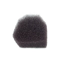 Black porous foam engine filter with irregular pentagon shape for Polaris RZR-570 series.