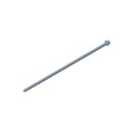 Long silver metal bolt with M8 thread and hexagonal head.