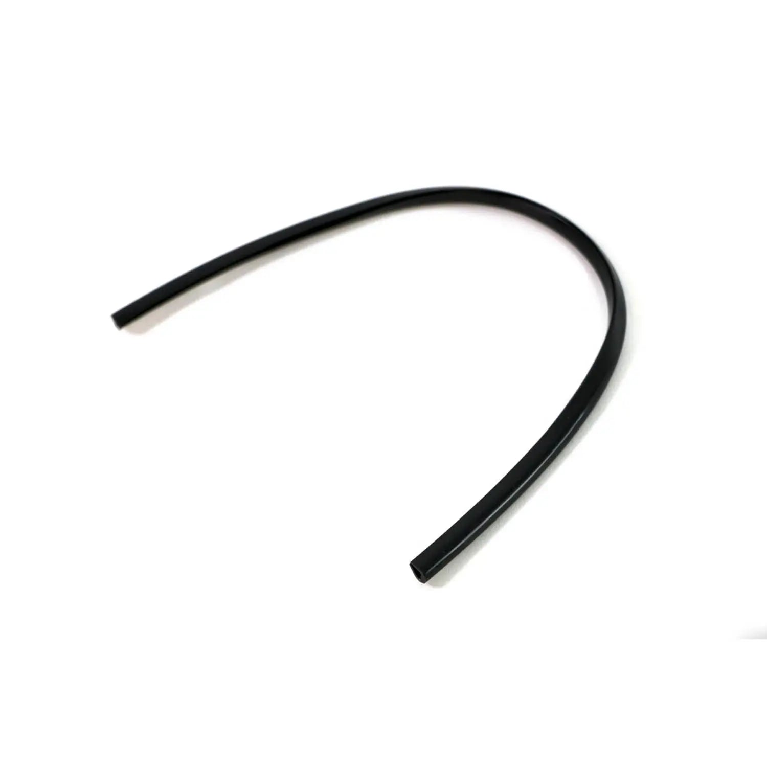 Black flexible fender edge trim strip designed for motorcycle protection and aesthetics.
