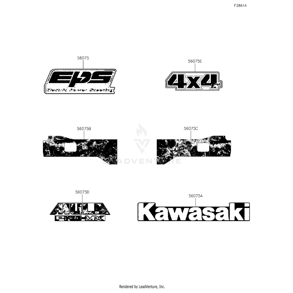 Pattern,Kawasaki by Kawasaki 56075-Y028 OEM Hardware 56075-Y028 Off Road Express Peach St