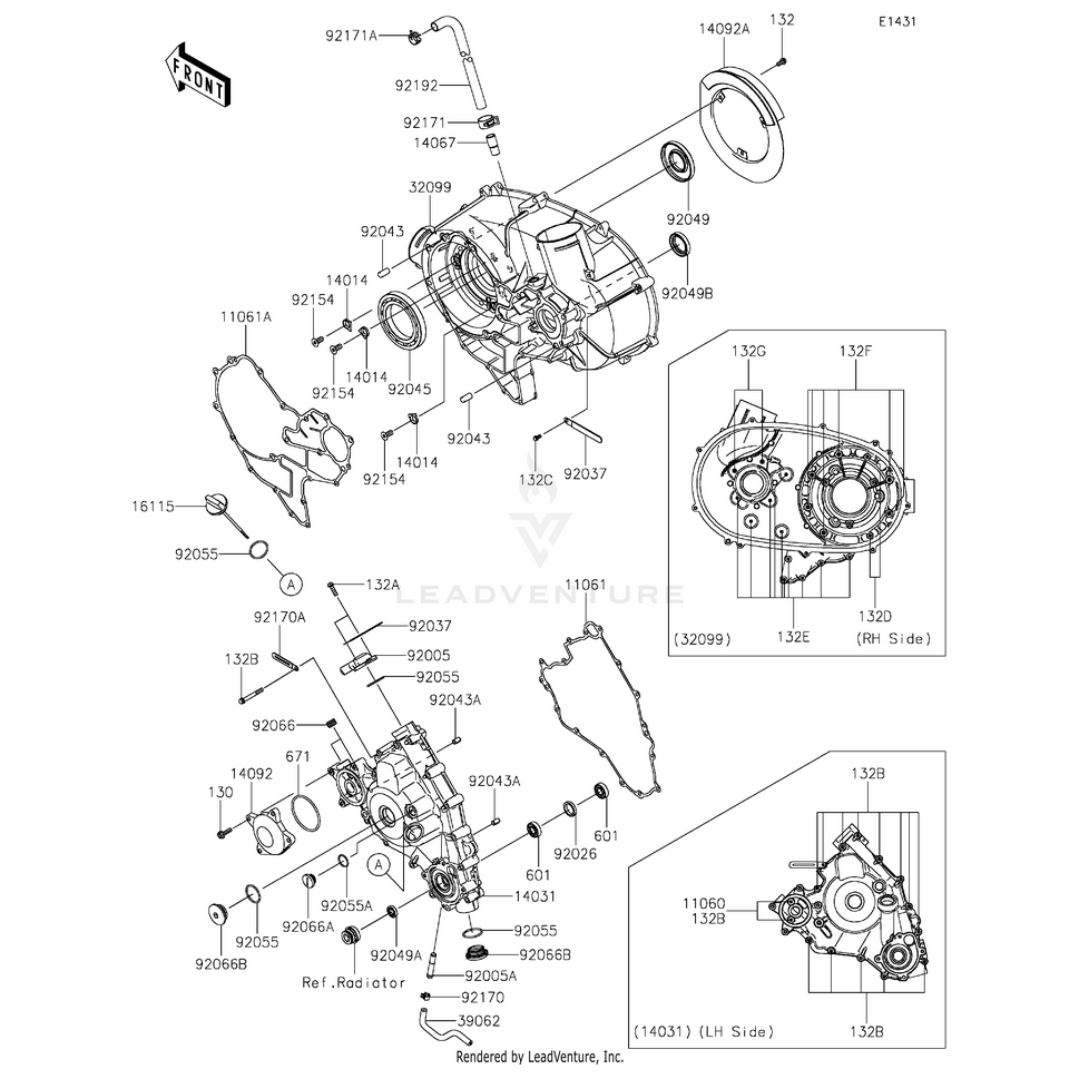 【ピニャページ】 Kawasaki Pin 10X20 OEM Part #92043-0142 Witchdoctors