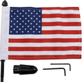 Pinnacle Luggage Rack - 9" Pole - 6" X 9" Flag by Pro Pad
