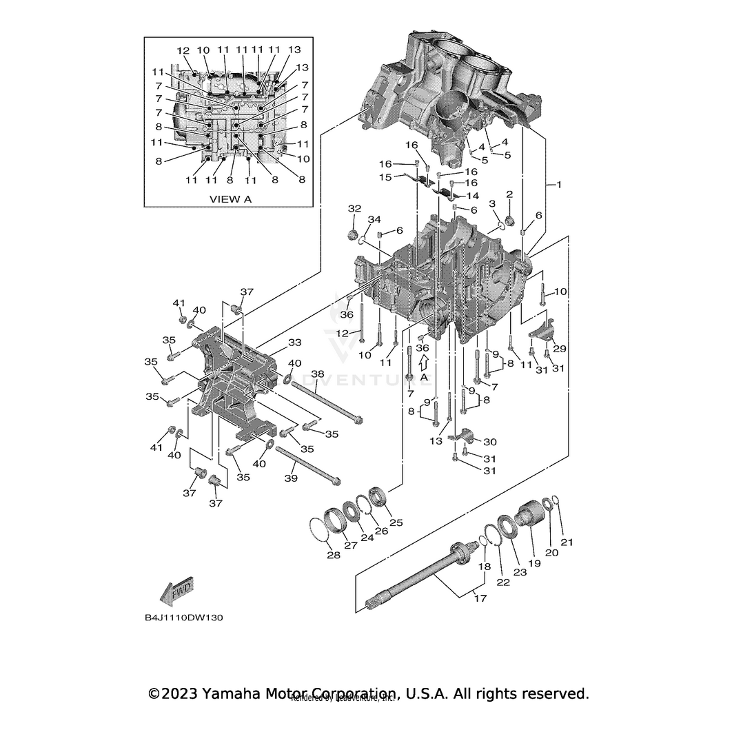 Plate, Baffle 1 by Yamaha BG4-15123-00-00 OEM Hardware BG4-15123-00-00 Off Road Express