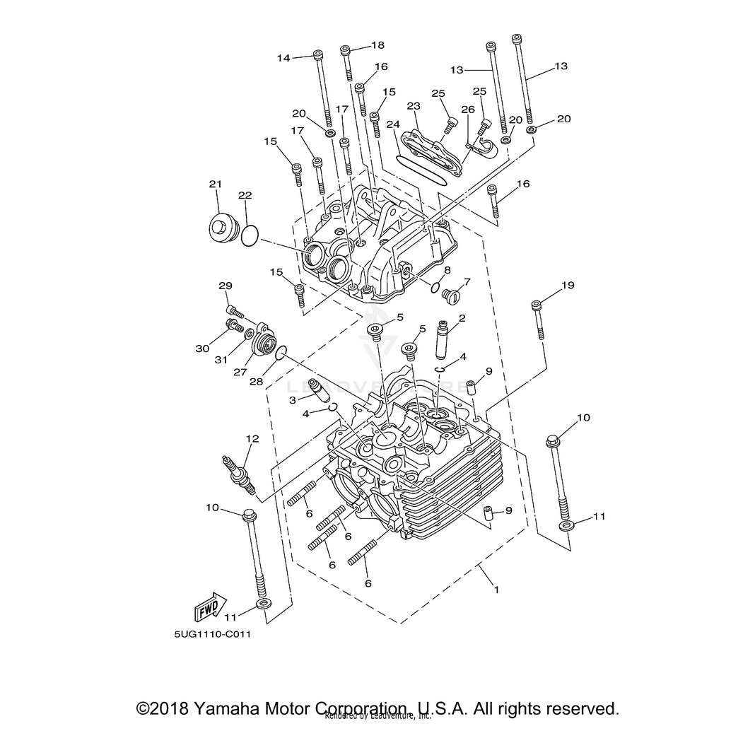 Plug, Spark (Ngk Dpr8ea-9) by Yamaha DPR-8EA90-00-00 OEM Hardware DPR-8EA90-00-00 Off Road Express