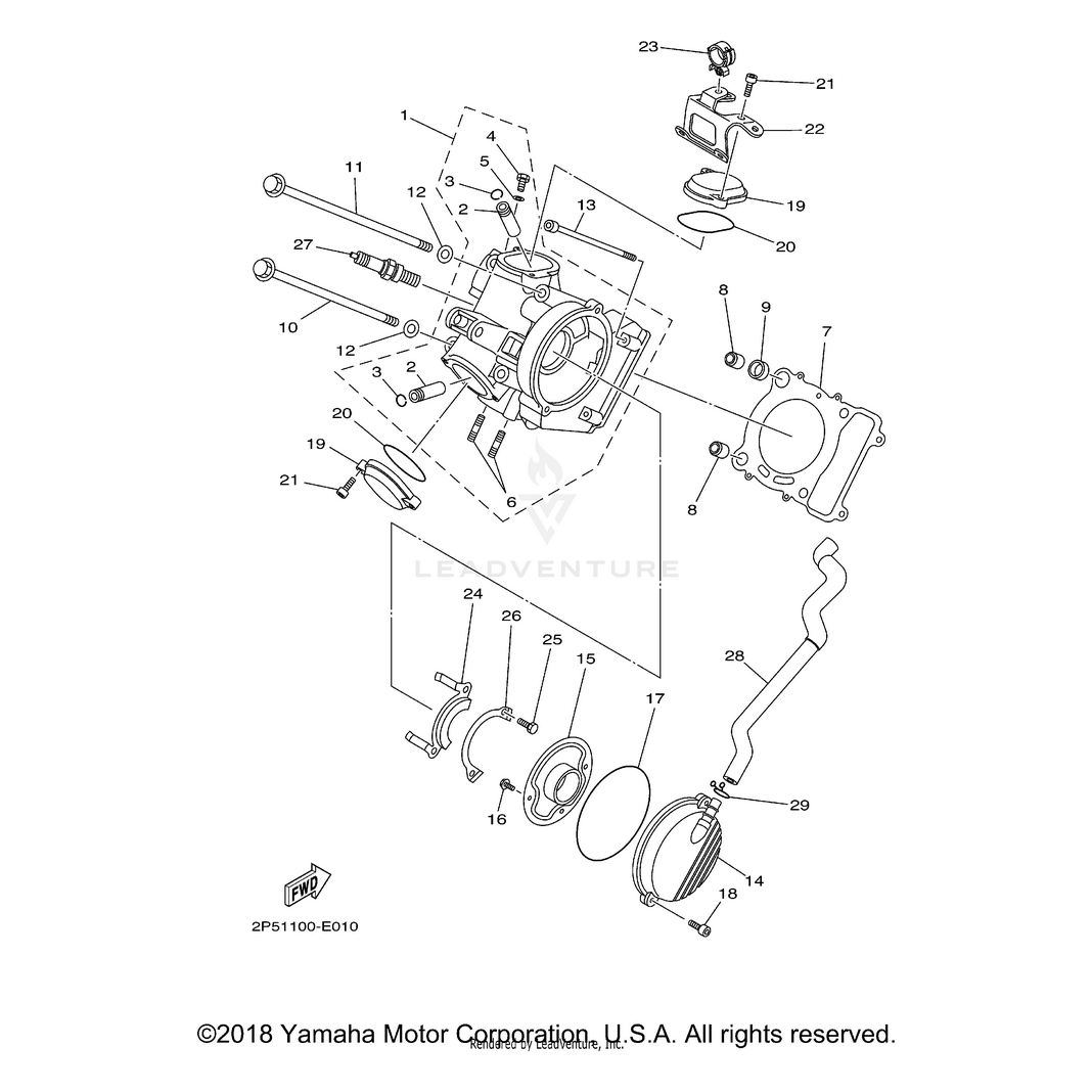 Plug, Spark (Ngk Dr8ea) by Yamaha DR8-EA000-00-00 OEM Hardware DR8-EA000-00-00 Off Road Express