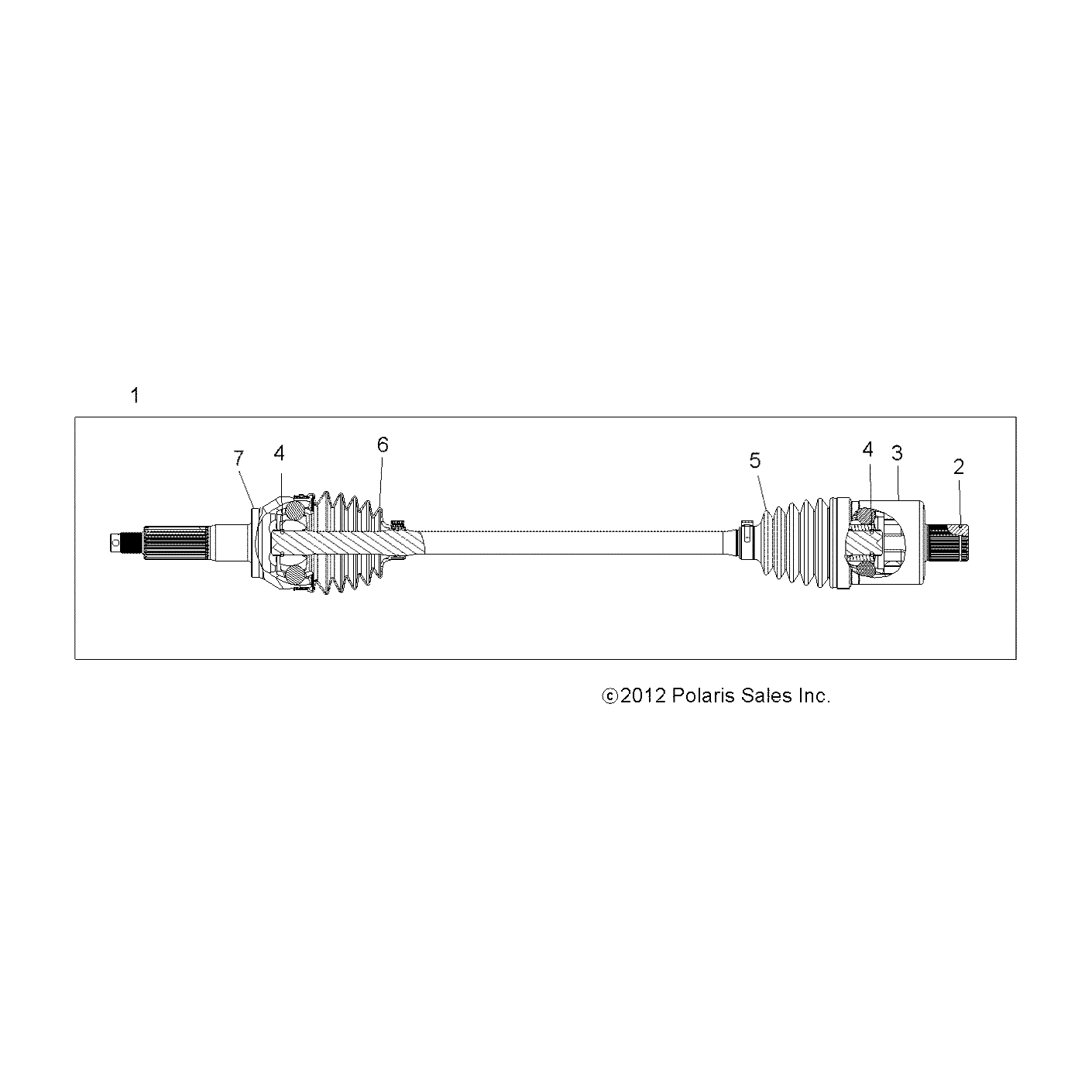 Plunging Joint by Polaris 2204364 OEM Hardware P2204364 Off Road Express