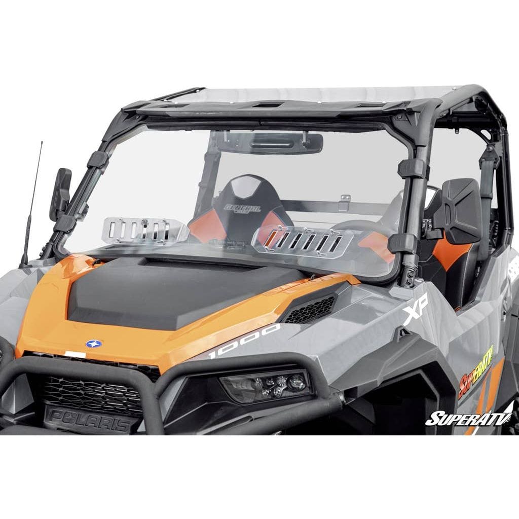 Polaris General Scratch-Resistant Vented Full Windshield by SuperATV WS-P-GEN1K-V-70 WS-P-GEN1K-V-70 SuperATV