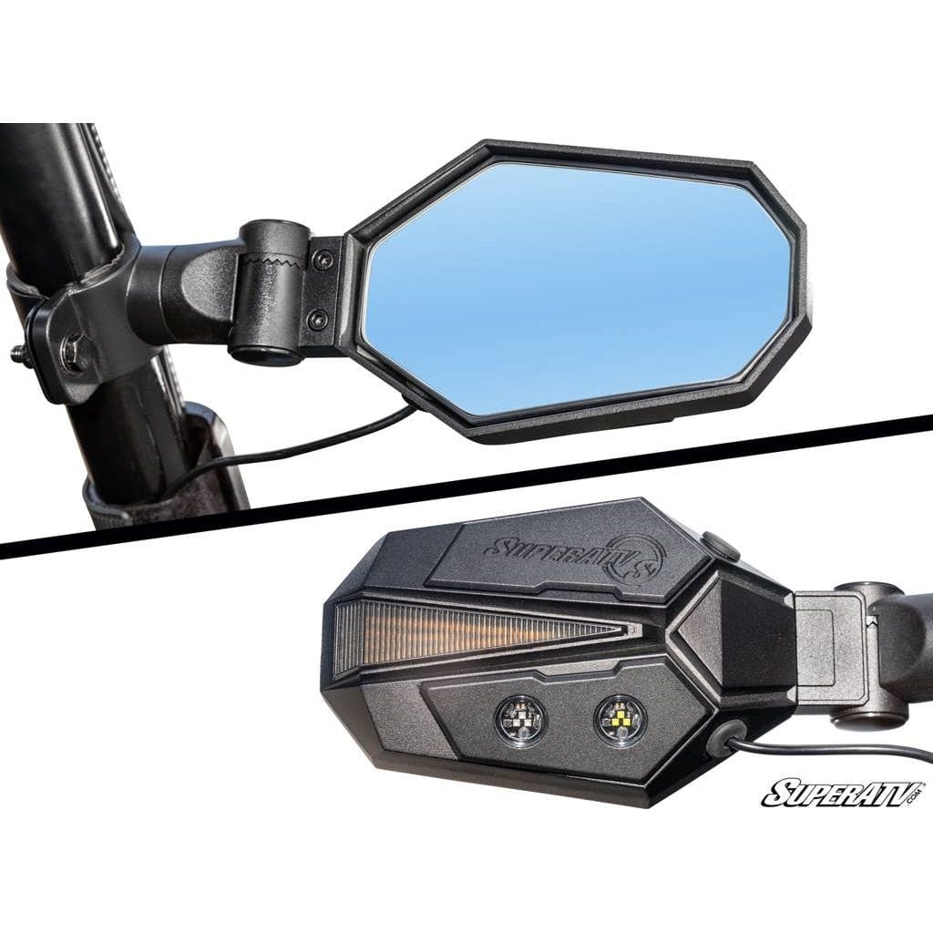 Polaris Lighted Side-View Mirrors by SuperATV SuperATV