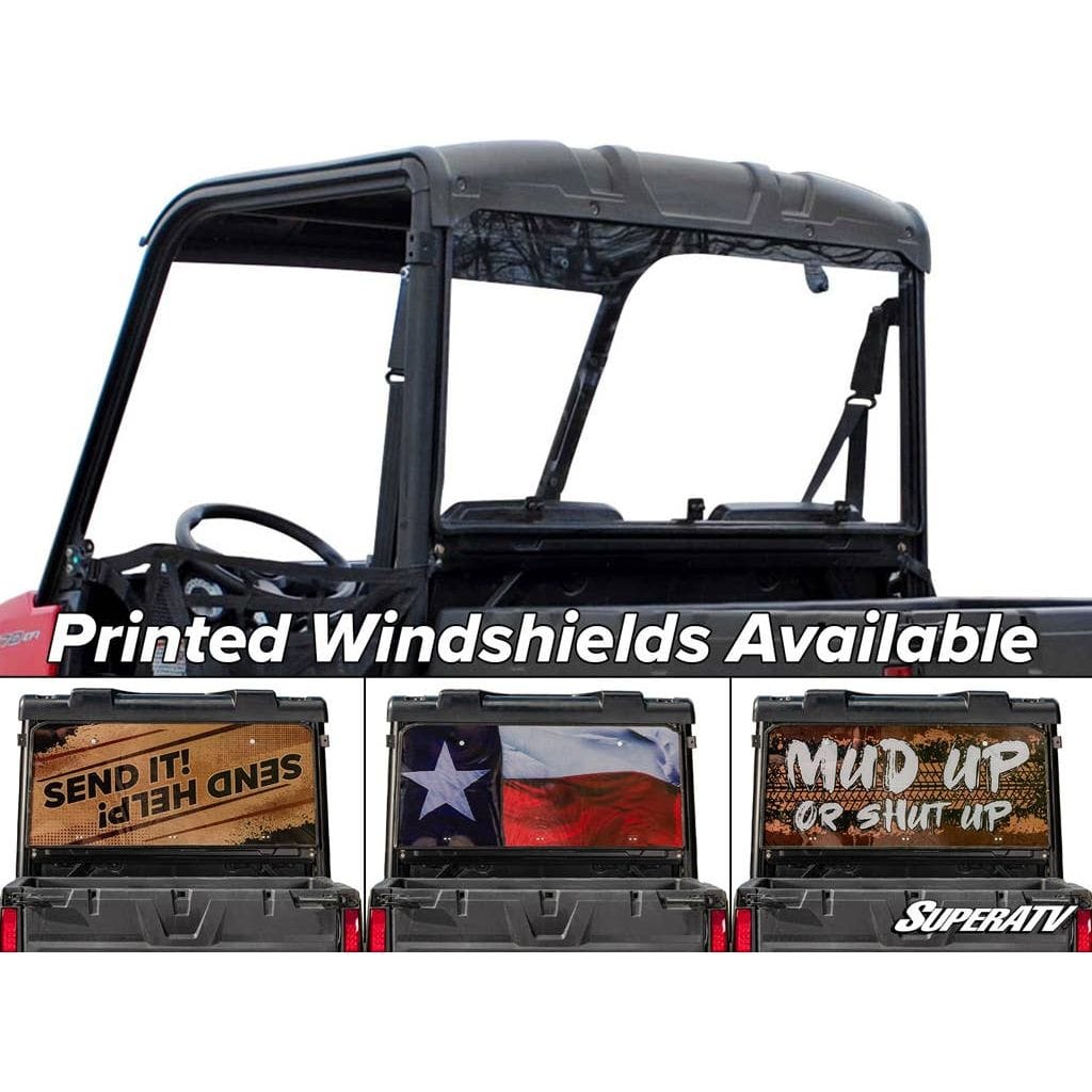 Polaris Ranger Midsize Rear Windshield (2015+) by SuperATV SuperATV